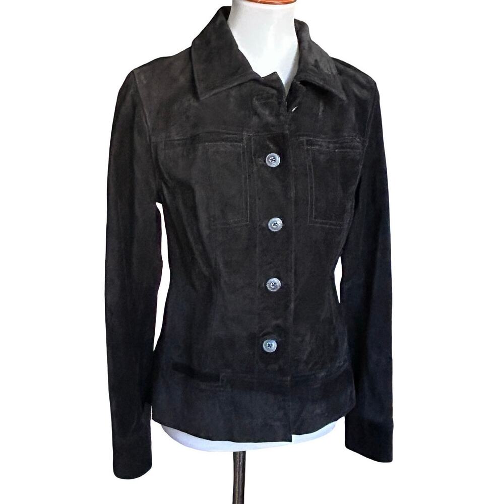 Frenchi Vintage 2000s Genuine Suede Leather Jacket Small